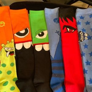 Kids Monster Socks Bundle NWOT